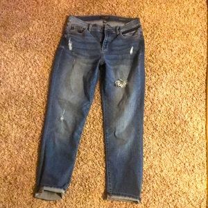 Distressed Judy Blue jeans 7/28